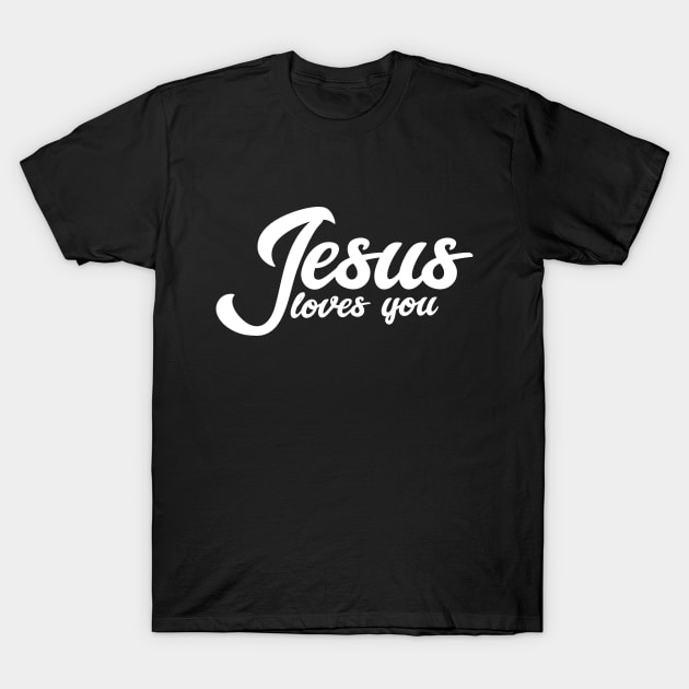 Jesus Loves Me T-Shirt by Jackies FEC Store